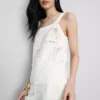 Top tipo camisola de croché con alto contenido de algodón