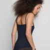 Top tipo camisola elástico con alto contenido de algodón