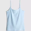 Top tipo camisola elástico con alto contenido de algodón