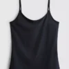 Top tipo camisola elástico con alto contenido de algodón