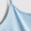 Top tipo camisola elástico con alto contenido de algodón