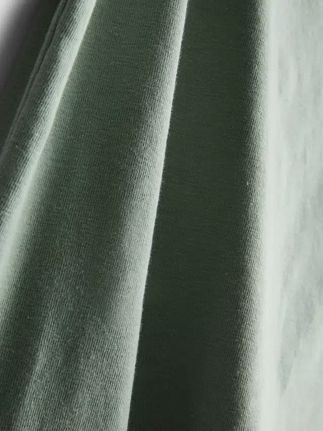 Top tipo camisola elástico con alto contenido de algodón