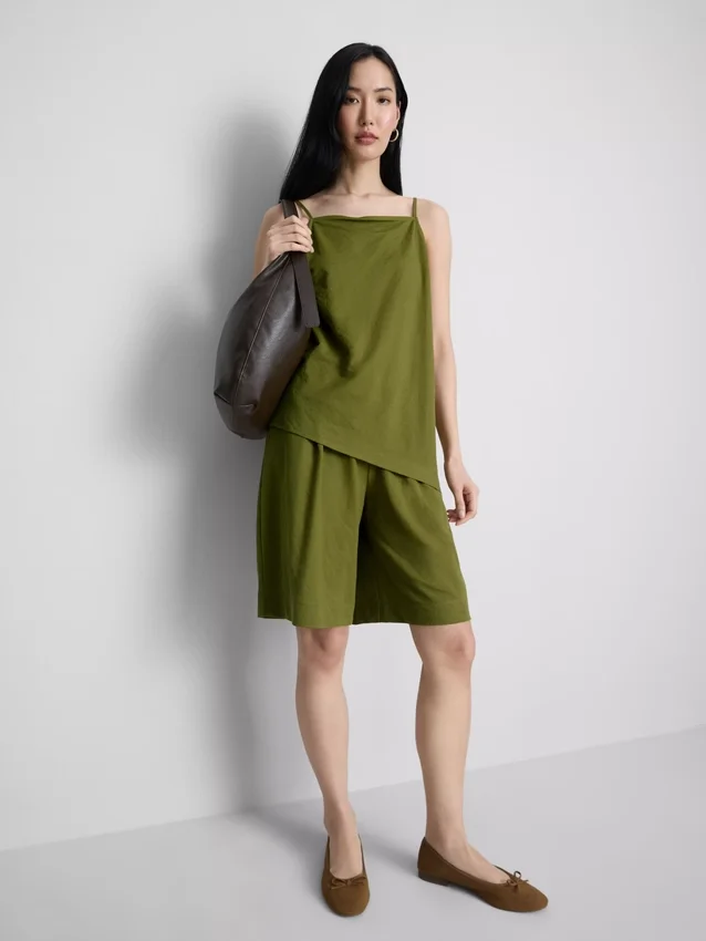 Top tipo camisola largo con textura