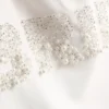 Traje de baño de novia con perlas