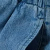 Vaqueros de mezclilla tipo sudadera de talle medio