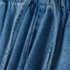 Vaqueros de mezclilla tipo sudadera de talle medio