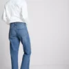 Vaqueros de talle alto y pierna recta