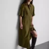 Vestido de camisa midi