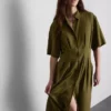Vestido de camisa midi