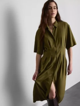 Vestido de camisa midi