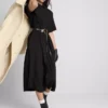 Vestido de camisa midi