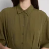 Vestido de camisa midi