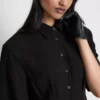 Vestido de camisa midi