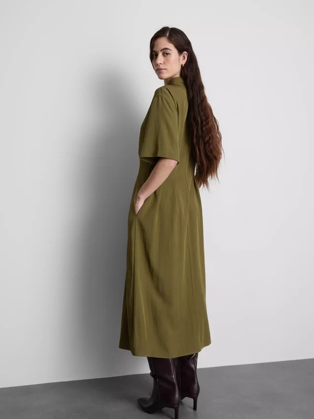 Vestido de camisa midi