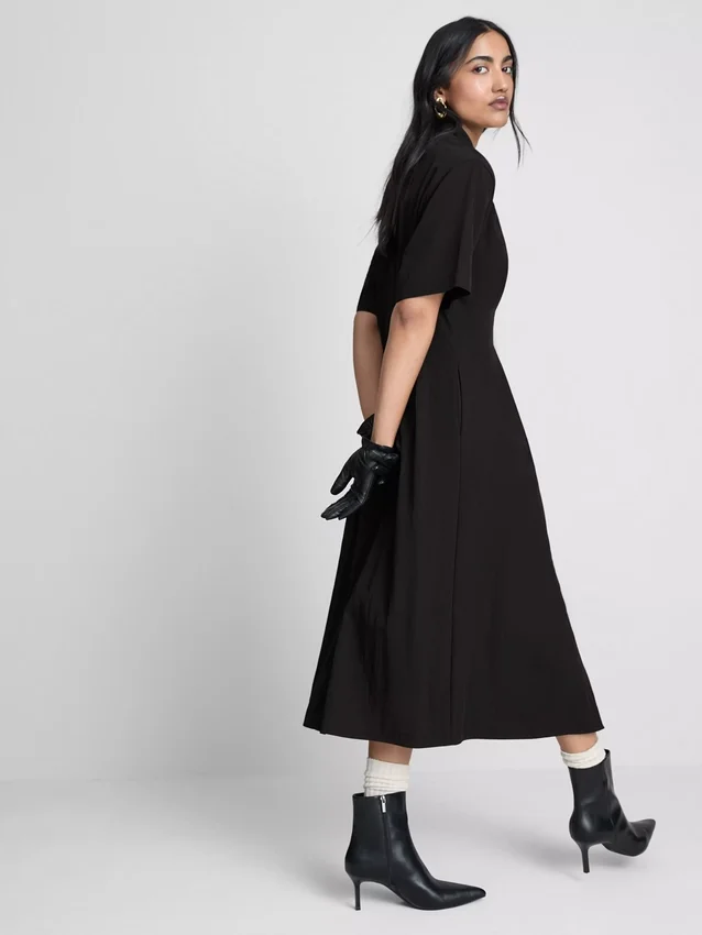 Vestido de camisa midi