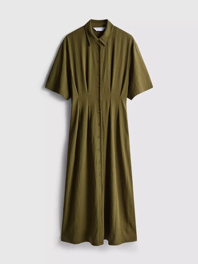 Vestido de camisa midi