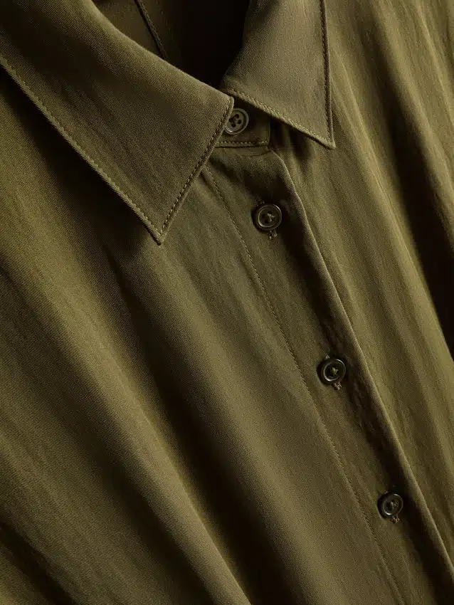 Vestido de camisa midi