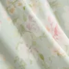 Vestido lencero con ribete de encaje floral