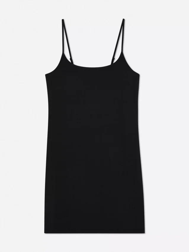 Vestido liso moldeador tipo camisola