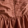 Vestido midi con volantes en capas
