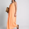 Vestido midi de tirantes