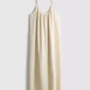 Vestido midi de tirantes
