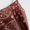 Vestido midi recto con estampado de paisley de Paula Echevarría