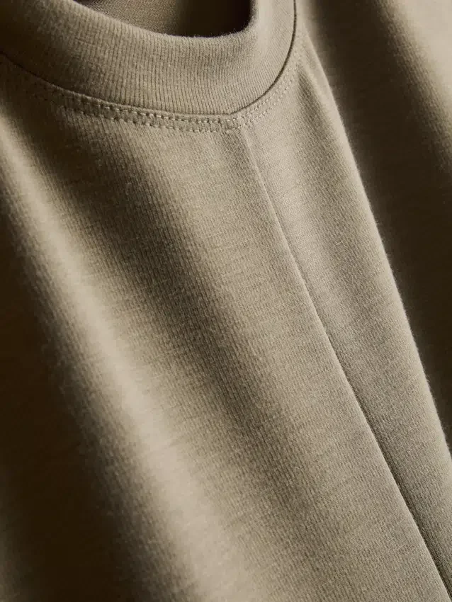 Vestido tipo camiseta midi