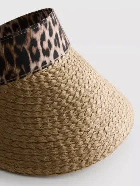 Visera con estampado de animales
