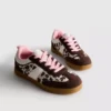 Zapatillas con suela de goma y estampado animal