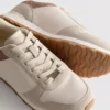 Zapatillas de caña baja con detalles de diamantes