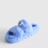 Zapatillas de casa mullidas de doble correa de Stitch de Disney