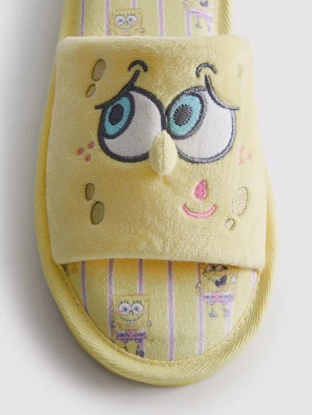 Zapatillas de casa tipo mule de Bob Esponja
