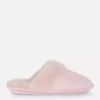 Zapatillas de casa tipo mule de felpa