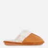 Zapatillas de casa tipo mule de felpa