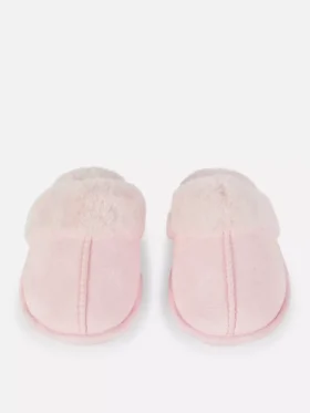 Zapatillas de casa tipo mule de felpa