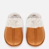 Zapatillas de casa tipo mule de felpa