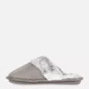 Zapatillas de casa tipo mule de felpa