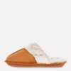 Zapatillas de casa tipo mule de felpa