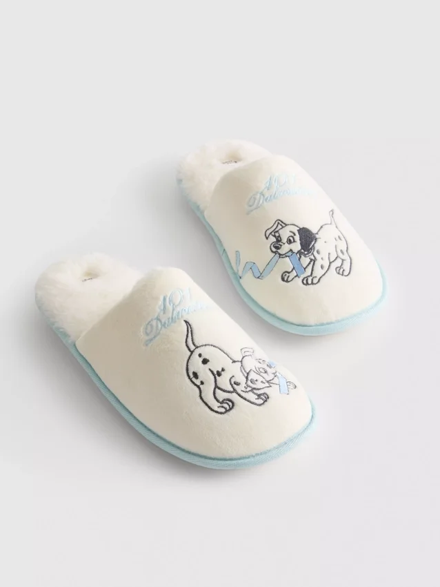 Zapatillas de casa tipo mule de «Los 101 dálmatas» de Disney