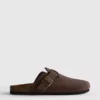 Zapatillas de casa tipo mules de punta cerrada