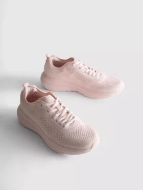 Zapatillas de cordones de punto
