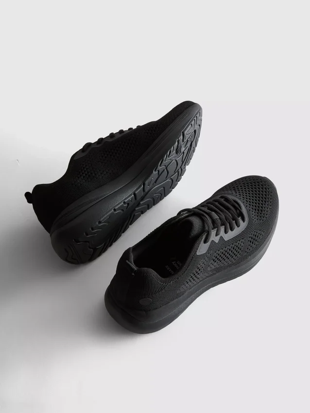 Zapatillas de cordones de punto