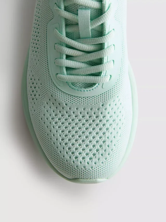 Zapatillas de cordones de punto