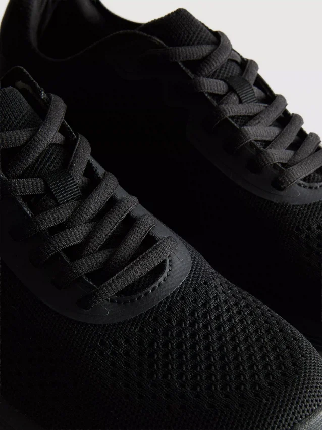 Zapatillas de cordones de punto