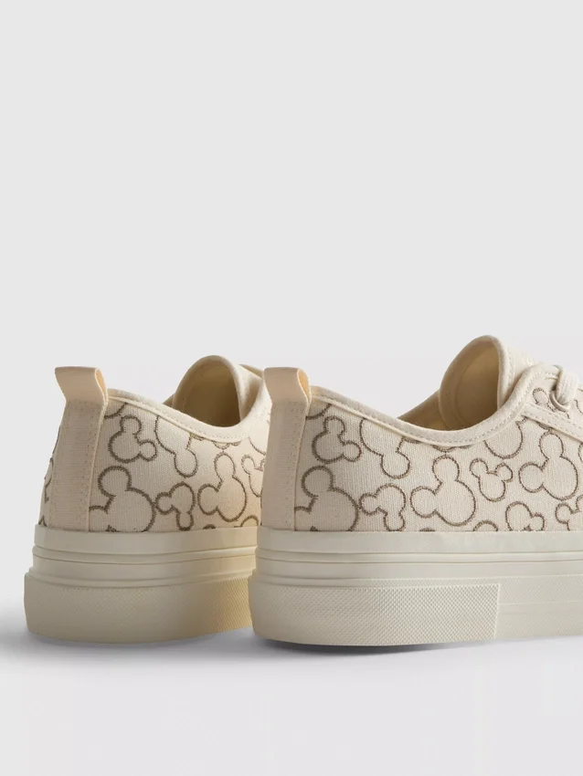 Zapatillas de lona con plataforma de Mickey Mouse de Disney