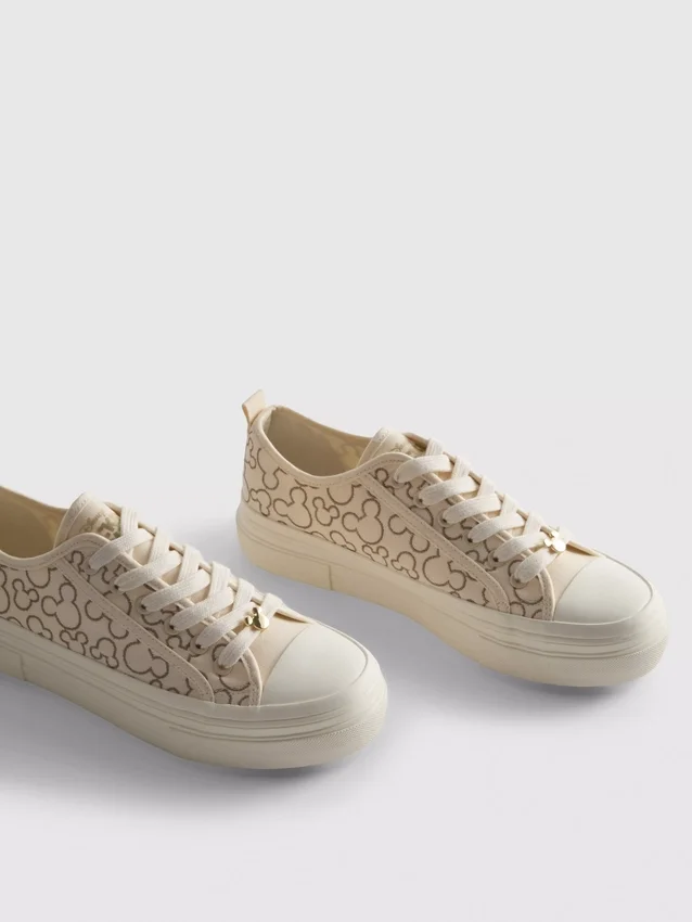 Zapatillas de lona con plataforma de Mickey Mouse de Disney