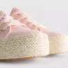 Zapatillas de lona con suela plana de yute