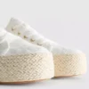 Zapatillas de lona con suela plana de yute