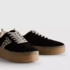 Zapatillas de suela gruesa de goma con estampado de leopardo